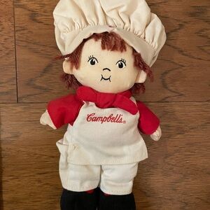 Campbell's Chef Stuffed Doll - Red and White